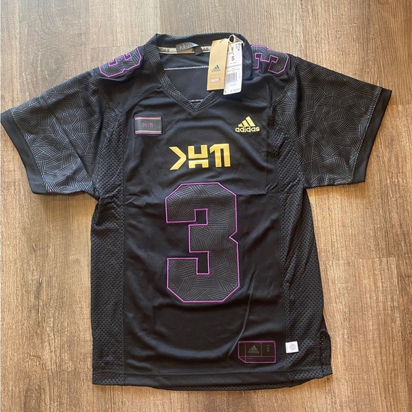 adidas Shirts Adidas X Marvel Black Panther Football Jersey Size S
